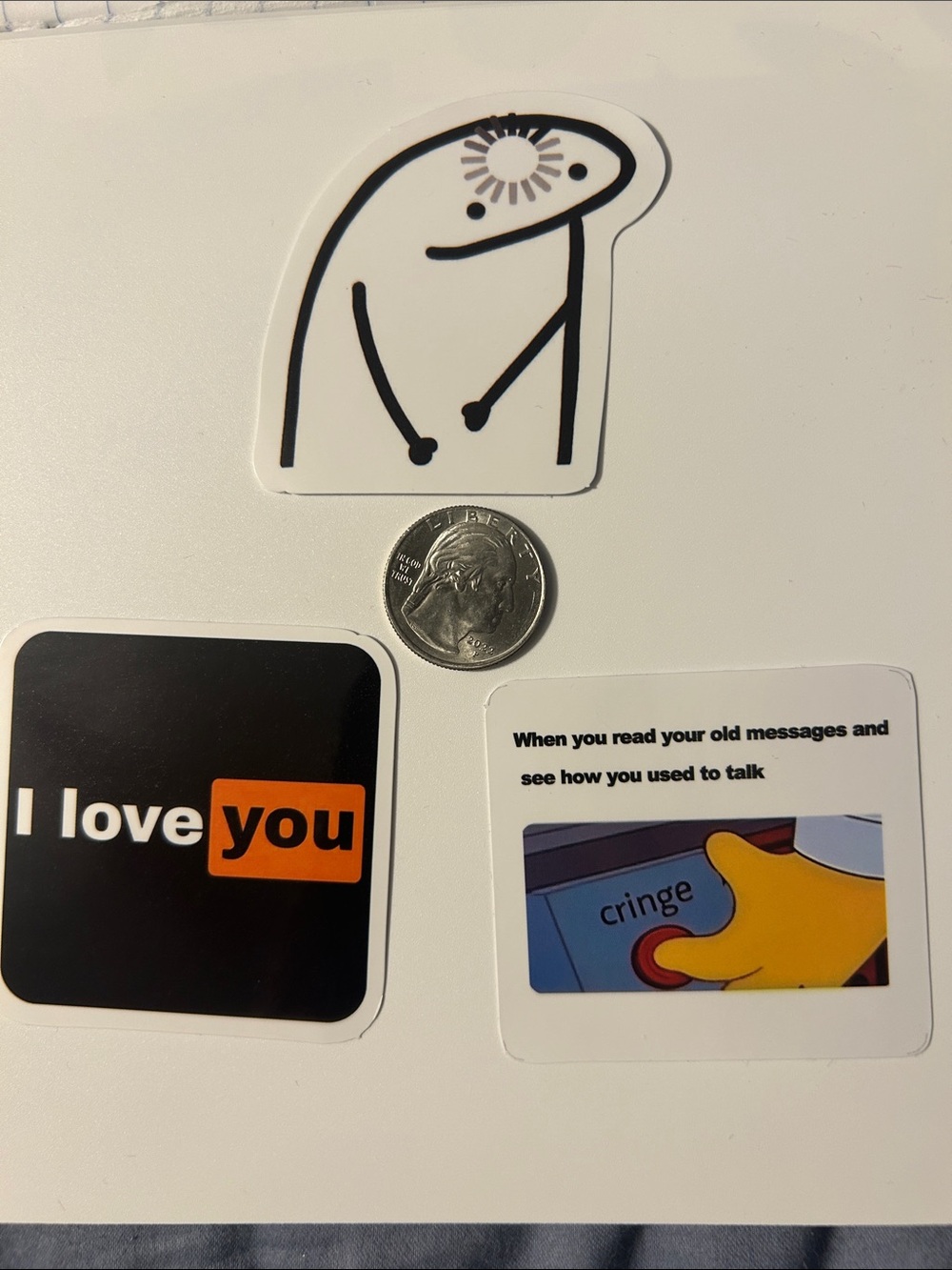 Assorted Sticker Pack - Black, White, Yellow Accents